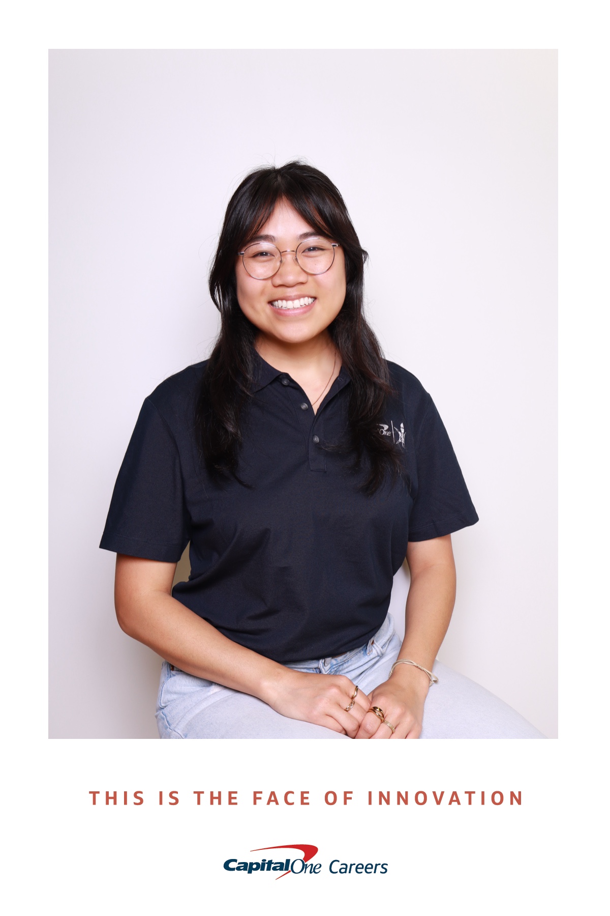 Capital One Careers branded headshot activation