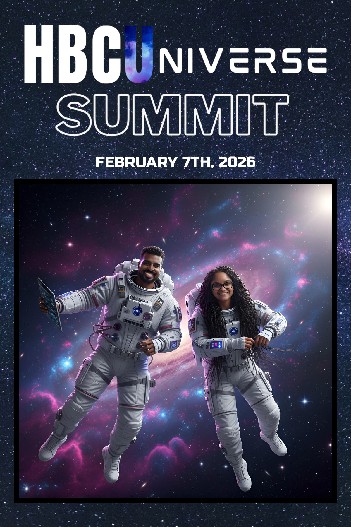 HBCU Universe Summit AI astronaut portraits
